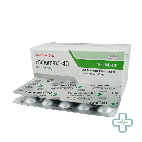 Famomax 40 40 mg Tablet — Famotidine