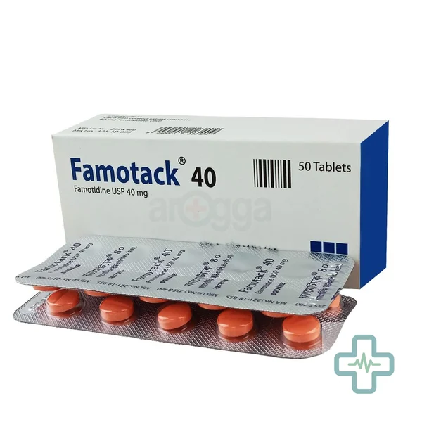 Famotack 40 mg Tablet — Famotidine