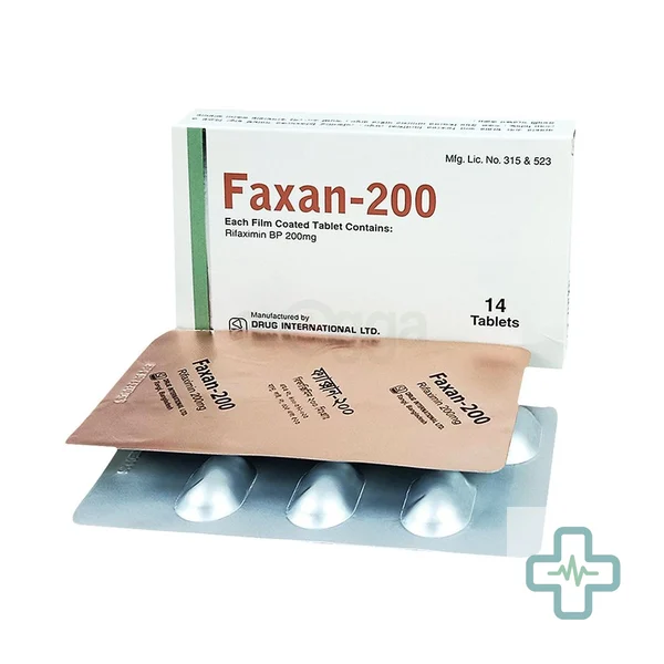 Faxan 200 200 mg Tablet — Rifaximin
