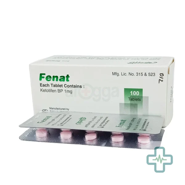 Fenat 1 mg Tablet — Ketotifen