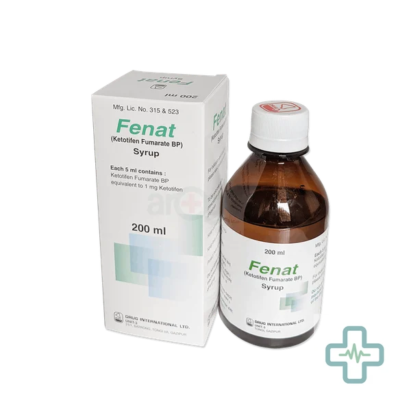 Fenat 1 mg/5 ml Syrup — Ketotifen