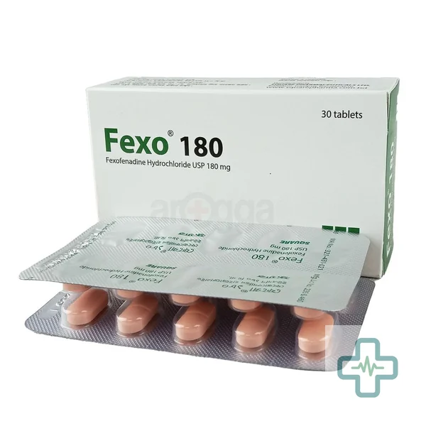 Fexo 180 mg Tablet — Fexofenadine Hydrochloride
