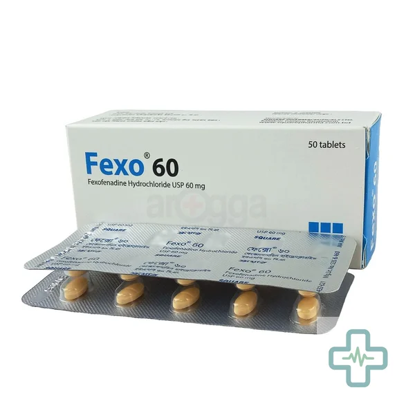 Fexo 60 mg Tablet — Fexofenadine Hydrochloride