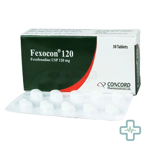 Fexocon 120 120 mg Tablet — Fexofenadine Hydrochloride