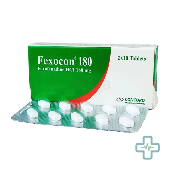 Fexocon 180 mg Tablet — Fexofenadine Hydrochloride