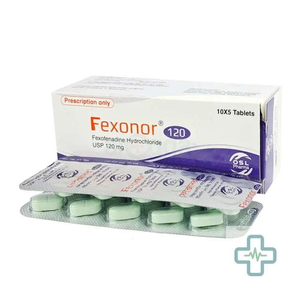 Fexonor 120 120 mg Tablet — Fexofenadine Hydrochloride