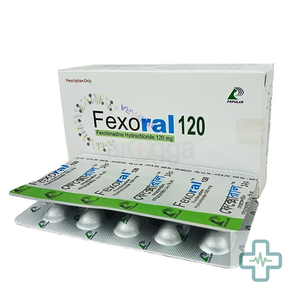 Fexoral 120 120 mg Tablet — Fexofenadine Hydrochloride