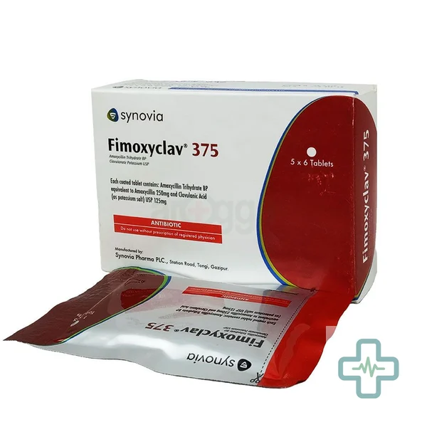 Fimoxyclav 250 mg + 125 mg Tablet — Amoxicillin + Clavulanic Acid