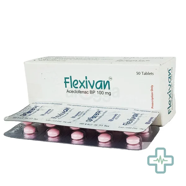 Flexivan 100 mg Tablet — Aceclofenac