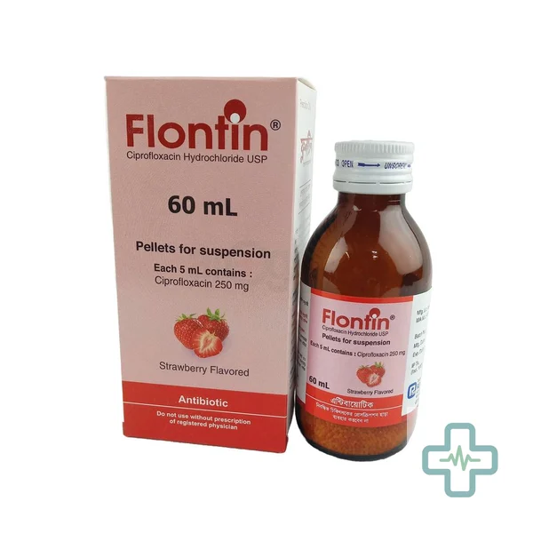 Flontin 250 mg/5 ml Powder For Suspension — Ciprofloxacin
