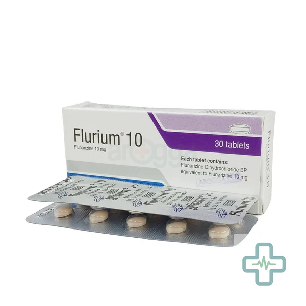 Flurium 10 mg Tablet — Flunarizine