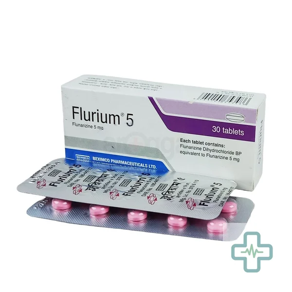 Flurium 5 mg Tablet — Flunarizine
