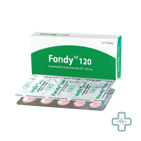 Fondy 120 120 mg Tablet — Fexofenadine Hydrochloride