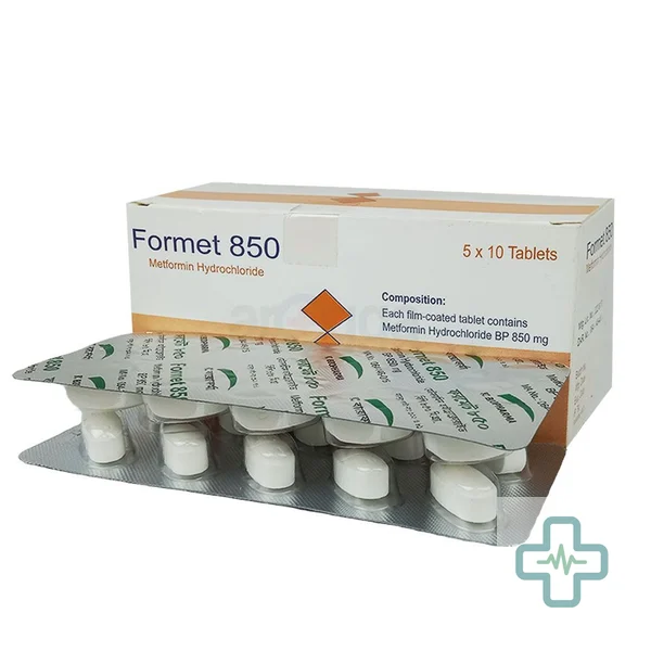Formet 850 mg Tablet — Metformin Hydrochloride