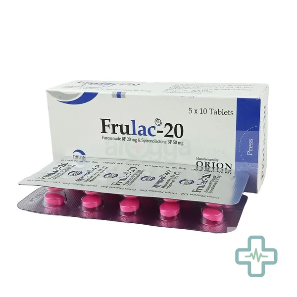 Frulac 20 mg + 50 mg Tablet — Frusemide + Spironolactone