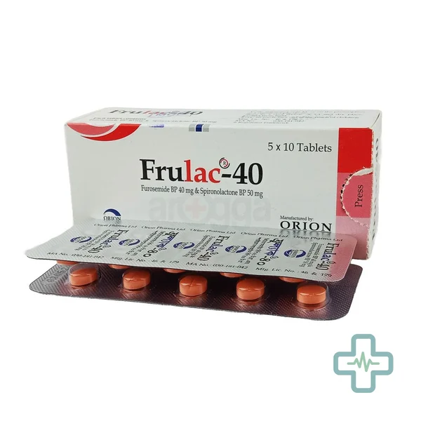Frulac 40 mg + 50 mg Tablet — Frusemide + Spironolactone