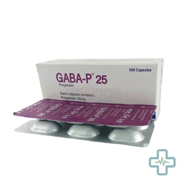 Gaba-P 25 25 mg Capsule — Pregabalin