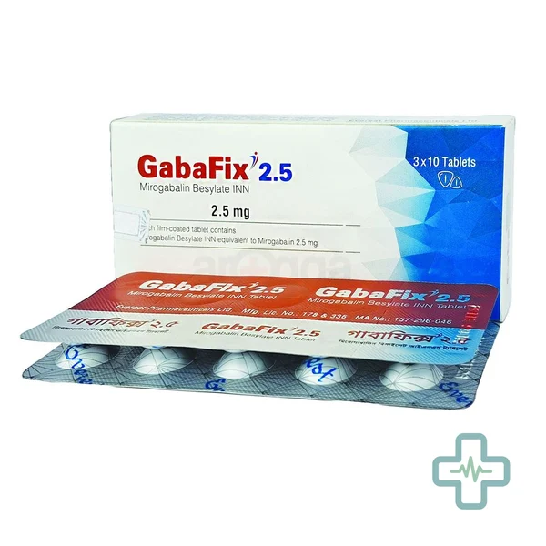 Gabafix 2.5 2.5 mg Tablet — Mirogabalin