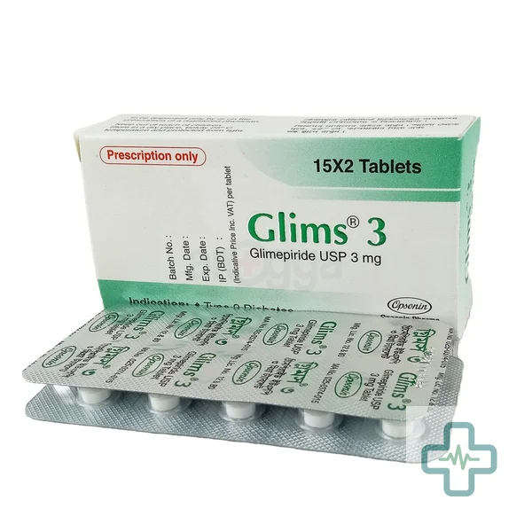 Glims 3 mg Tablet — Glimepiride
