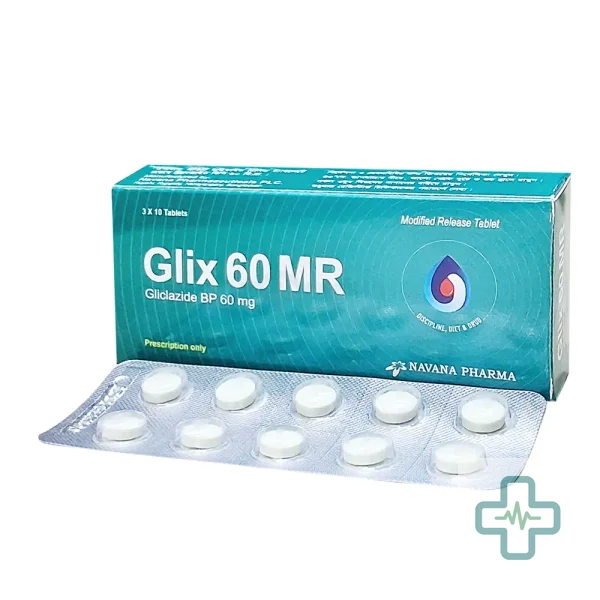 Glix 60 MR 60 mg Tablet — Gliclazide