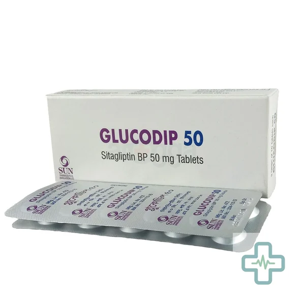 Glucodip 50 50 mg Tablet — Sitagliptin