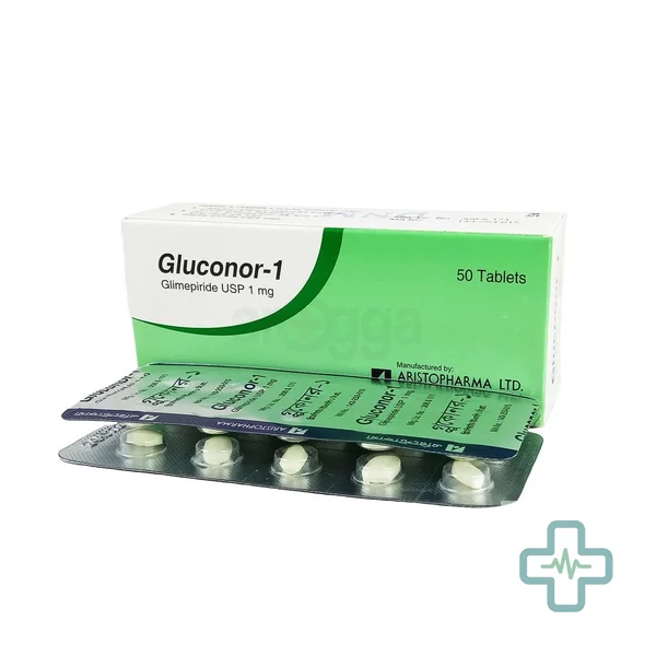 Gluconor 1 mg Tablet — Glimepiride