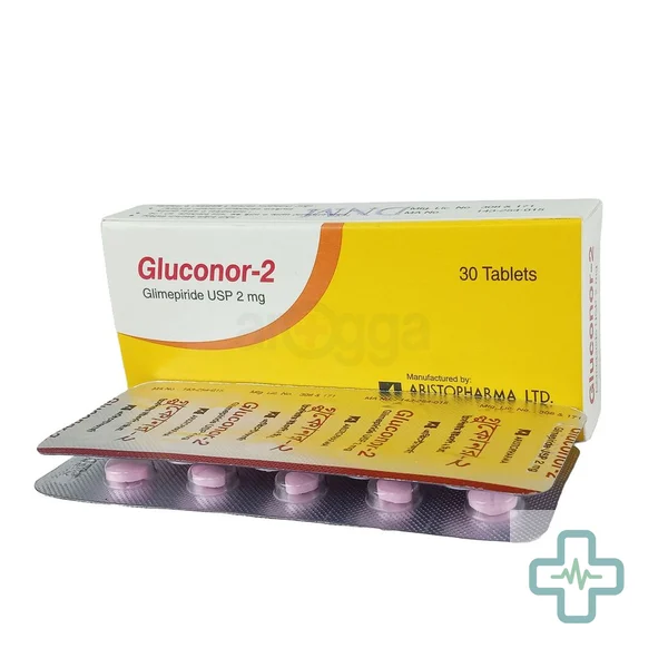 Gluconor 2 mg Tablet — Glimepiride