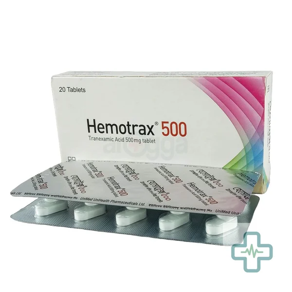 Hemotrax 500 500 mg Tablet — Tranexamic Acid