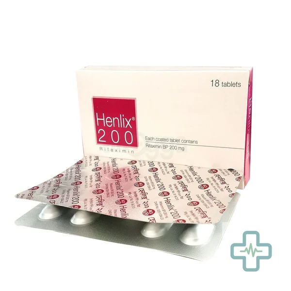 Henlix 20 200 mg Tablet — Rifaximin