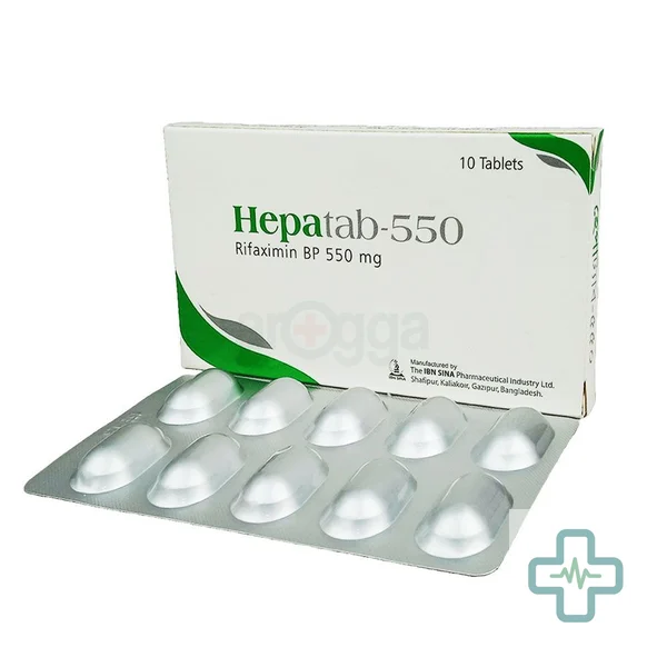 Hepatab 550 550 mg Tablet — Rifaximin