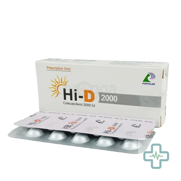 Hi-D 2000 2000 iu Tablet — Cholecalciferol (Vitamin D3)