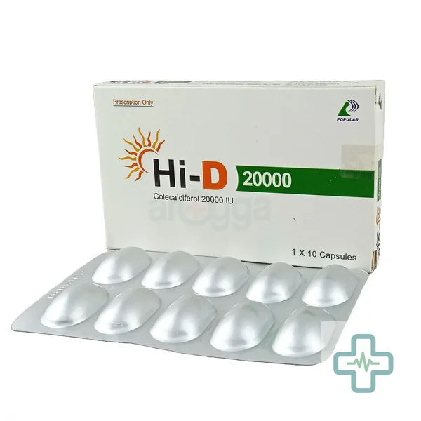Hi-D 20000 20000 iu Capsule — Cholecalciferol (Vitamin D3)