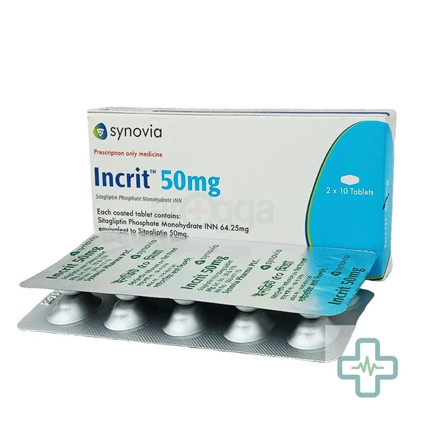 Incrit 50 50 mg Tablet — Sitagliptin
