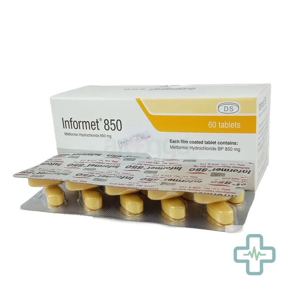 Informet 850 mg Tablet — Metformin Hydrochloride