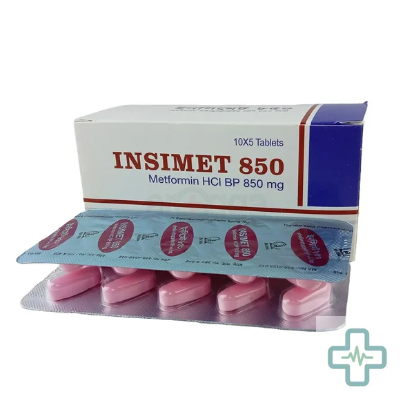 Insimet 850 mg Tablet — Metformin Hydrochloride