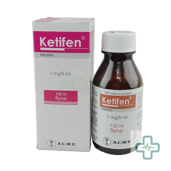 Ketifen 1 mg/5 ml Syrup — Ketotifen