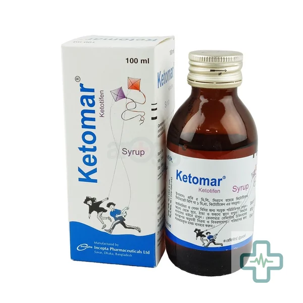 Ketomar 1 mg/5 ml Syrup — Ketotifen