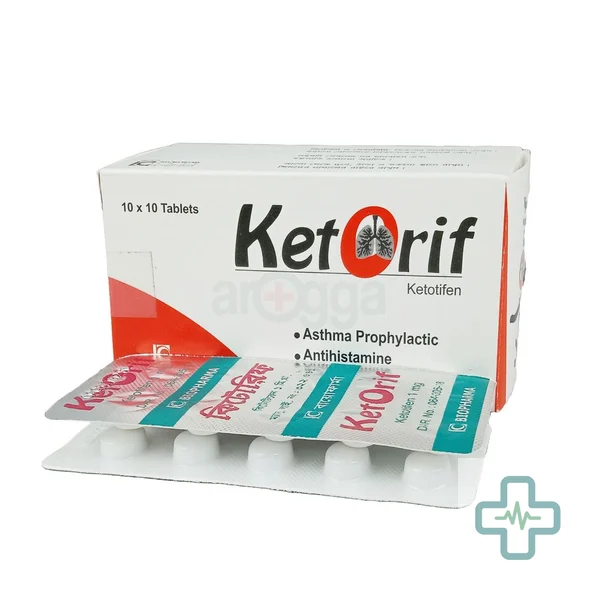Ketorif 1 mg Tablet — Ketotifen