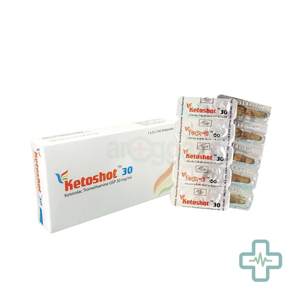 Ketoshot 30 30 mg/ml Injection — Ketorolac Tromethamine