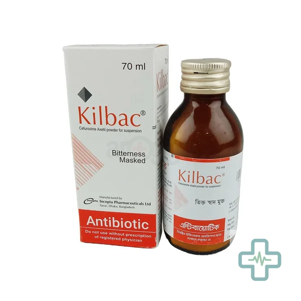 Kilbac 125 mg/5 ml Powder For Suspension — Cefuroxime