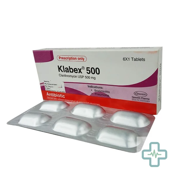 Klabex 500 mg Tablet — Clarithromycin