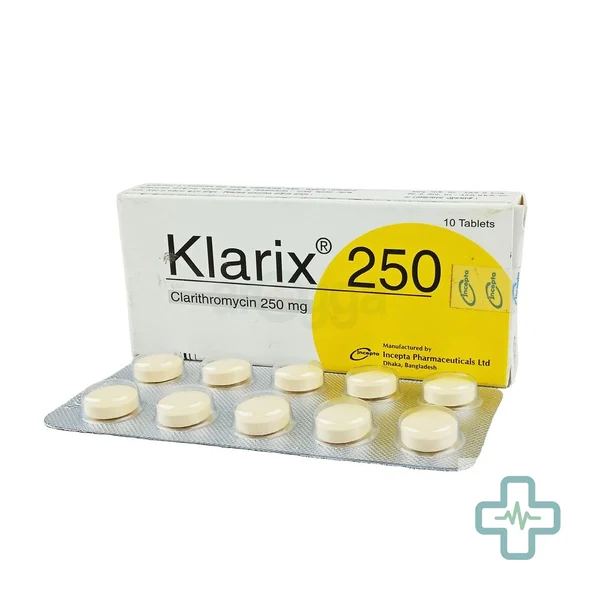 Klarix 250 mg Tablet — Clarithromycin
