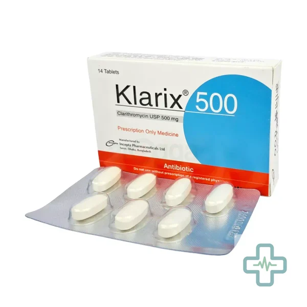 Klarix 500 mg Tablet — Clarithromycin