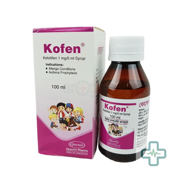 Kofen 1 mg/5 ml Syrup — Ketotifen