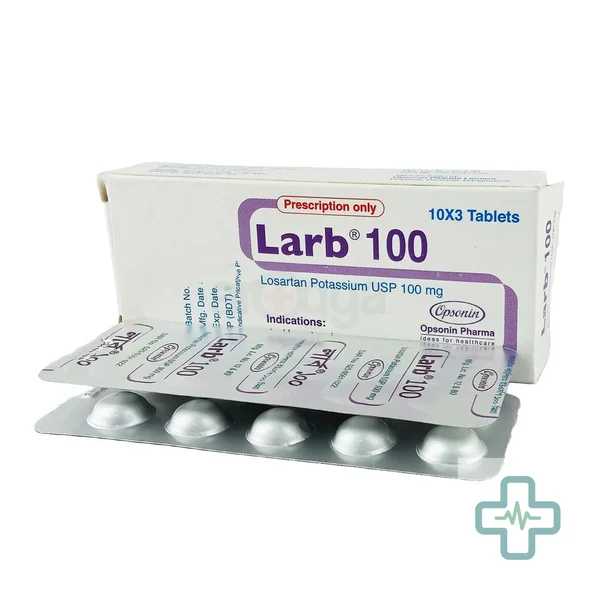 Larb 100 mg Tablet — Losartan Potassium