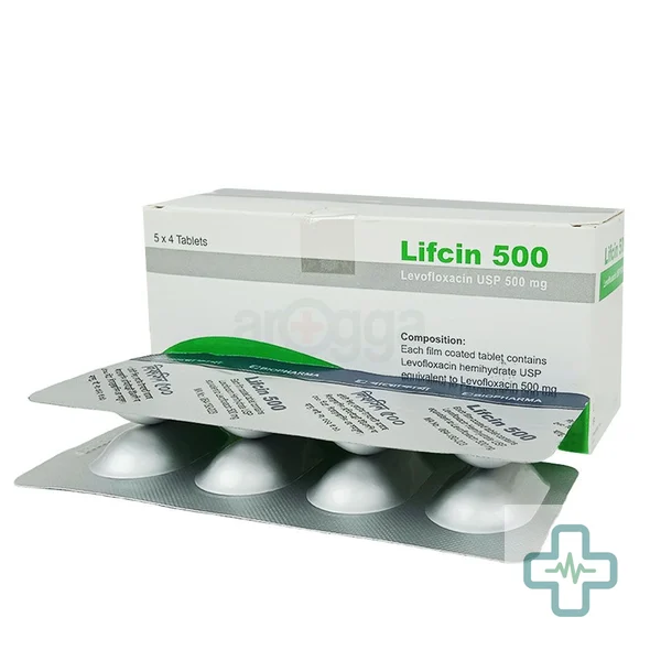 Lifcin 500 mg Tablet — Levofloxacin