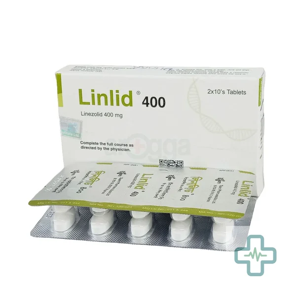 Linlid 400 400 mg Tablet — Linezolid