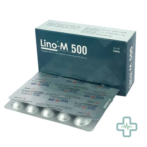 Lino-M 500 2.5 mg + 500 mg Tablet — Linagliptin + Metformin Hydrochloride