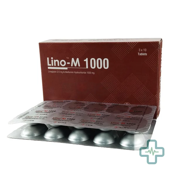 Lino-M1000 2.5 mg + 1000 mg Tablet — Linagliptin + Metformin Hydrochloride