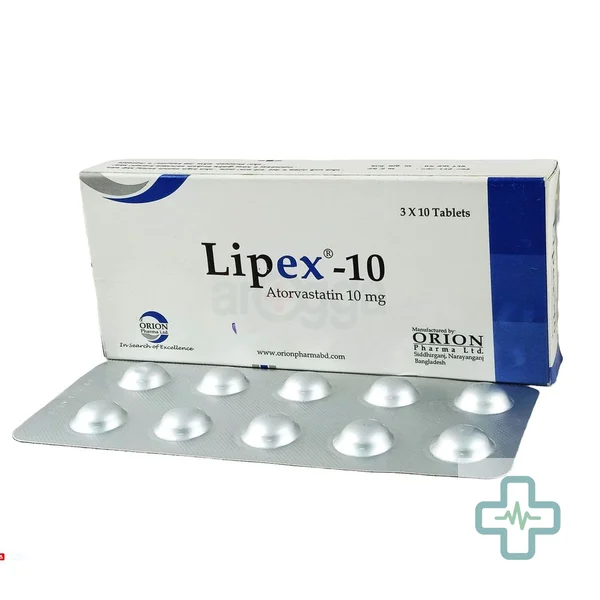 Lipex 10 mg Tablet — Atorvastatin